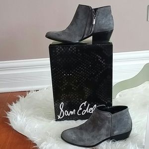Sam Edelman Petty Gray Booties size 6